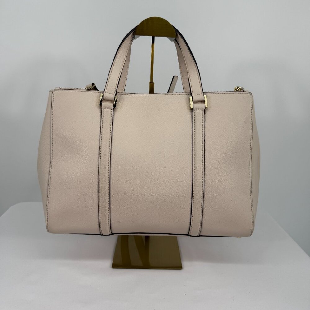 Kate Spade Newbury Lane Medium Satchel Saffiano Leather Cream - Picture 13 of 16